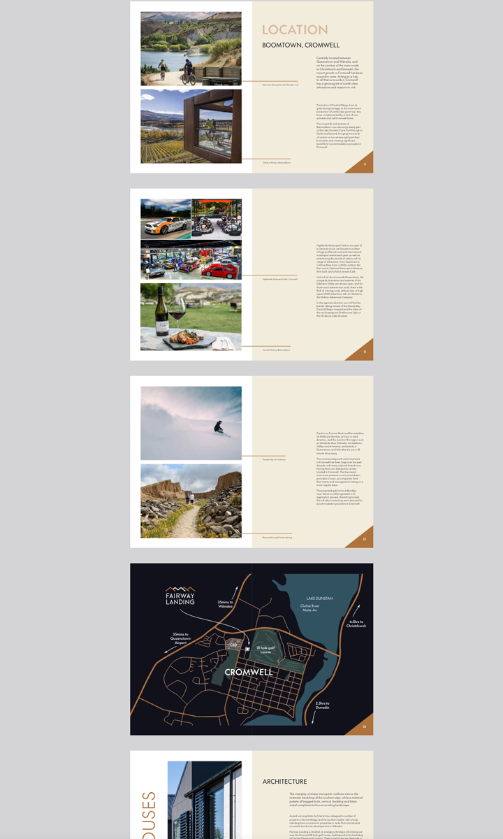 NZ Housing Developer - Information Brochure design