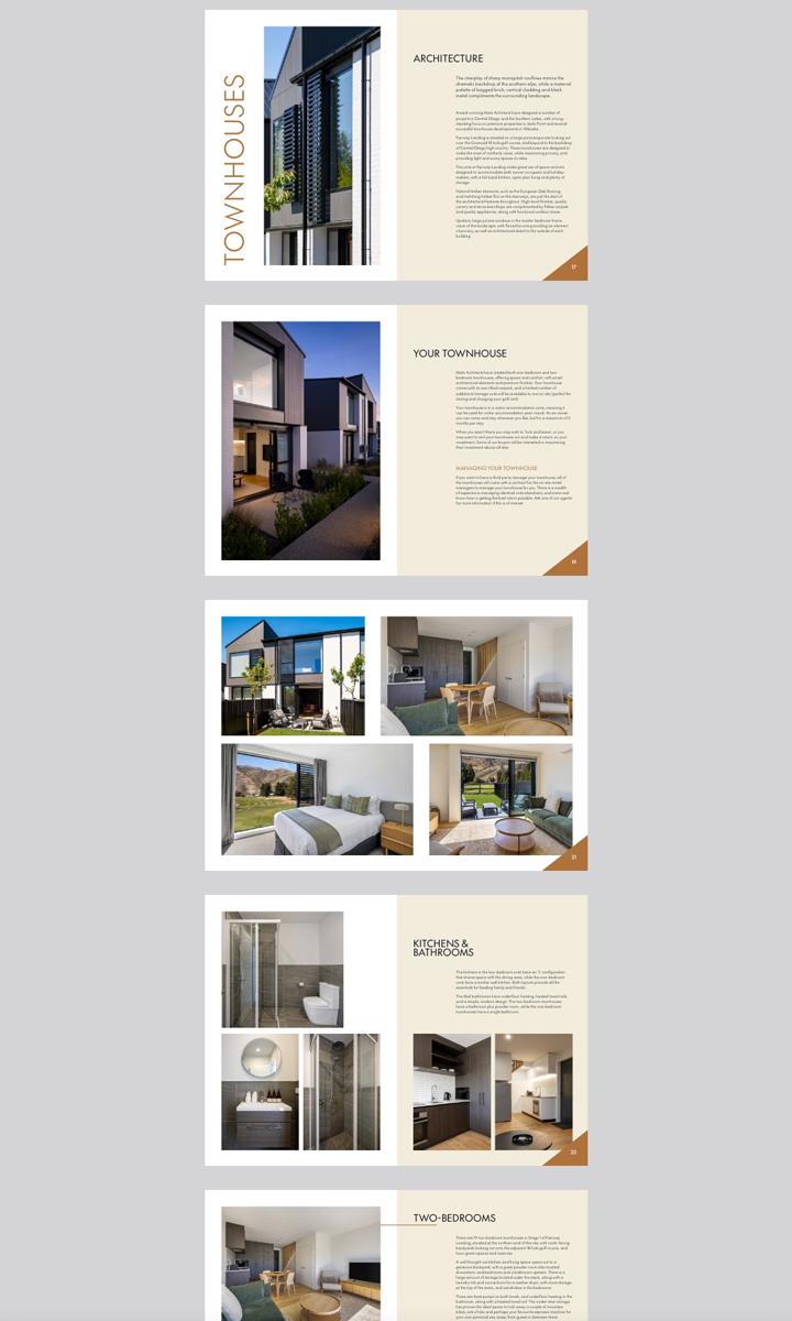 NZ Housing Developer - Information Brochure design